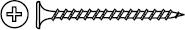 Coarse Thread Bugle Phillips Screws
